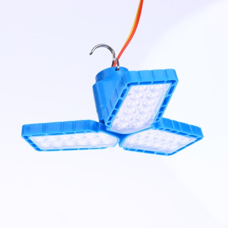 Camping lamp, 6 W, SMD 2835, cable L-1.5 m, with a clamp from 12 V, 12 x 5 cm-1