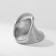 Ring Metal "Trend" spring, color silver, size 16