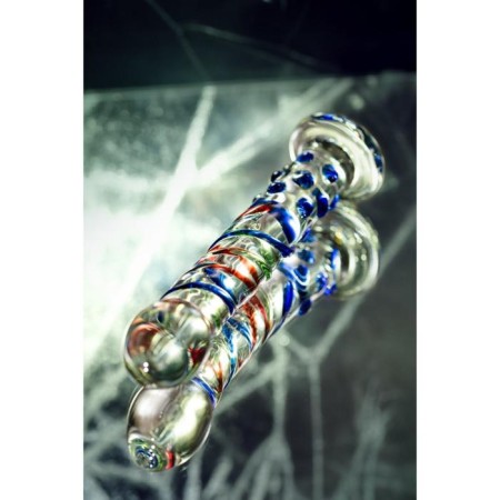 Unrealistic phallimitator Sexus Glass, glass, transparent, 18 cm-8