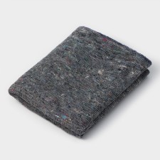 Napkin - rag of household shares, 80 × 100 cm, density 180 g/m², line 2.5 mm, with overlock, color gray