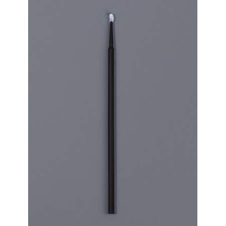 Micro -shoes for extensing and laminating eyelashes, set - 50 pcs, 9.5 cm, black color-3