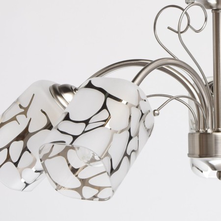 Ceiling Cell "Olympia", 5x60W E14, matte 60x60x22 cm-3