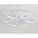 LED ceiling LED with Ambrella Light, Original, FA4518, 6XLED, 80 W, 6000LUM, 3000-6400K, white color.