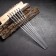 Set of skewers 6 pcs, the working part is 32 cm, width - 4 mm, thickness - 2 mm, from meters. pen