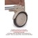Arena playing children's playpen, brown color