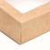 Folding box, craft, 10 x 8 x 3.5 cm, 0.24 liters