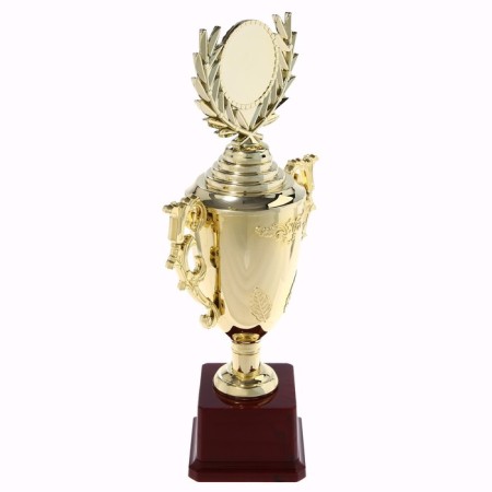Cup 014, award figure, gold, plastic stand, 32.5 × 16 × 8.5 cm.-1
