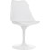 Tulip metal chair metal/plastic, white/white 49.5x52x83 cm