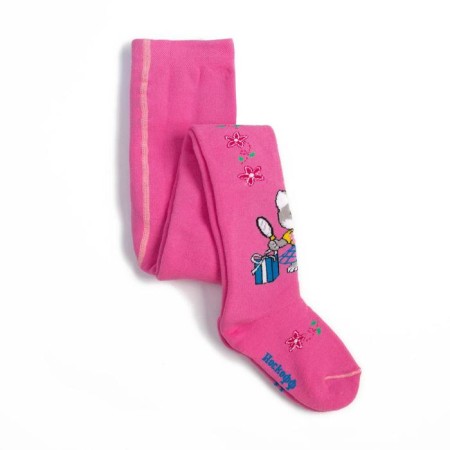 Pantyhose baby terry, pink color, height 110-116 cm