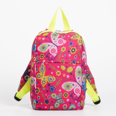 Baby backpack on lightning, raspberry color-2