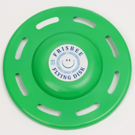 Flying saucer "curly" green, 20 cm-1