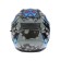 The helmet integral with two visors, size L (59-60), BLD-M67E model, black and blue