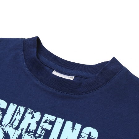 T -shirt for a boy, blue color, height 116 cm-1