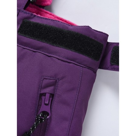 Ski costume for a girl, height 158 ​​cm, purple color-15
