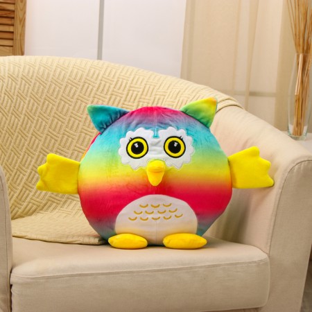 Soft toy "owl" with a blanket, 30 cm-3