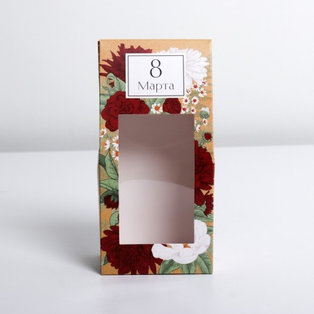 Confectionery box, packaging, “March 8”, 9 x 19 x 6 cm-1
