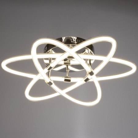 Люстра 1801/3 LED 100Вт 4000К хром 62х62х10 см BayerLux-1