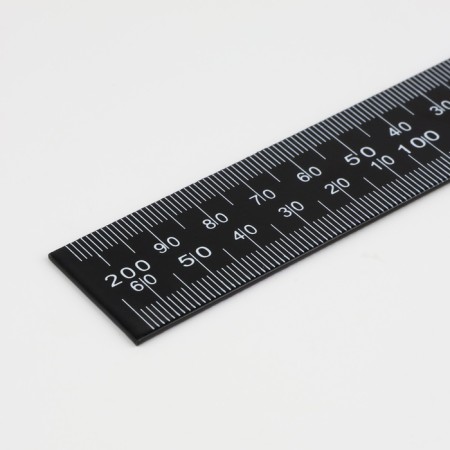 Ruler square, 20 × 30 cm, s = 1.4 cm, black color-3