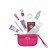 Organizer for the Mini Sofia bag, 22x13x4.5 cm, fuchsia color