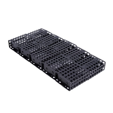 Feeding feeder Yaman rectangular 20 g, metal, removable plastic bottom, packaging 10 pcs. 106948-1