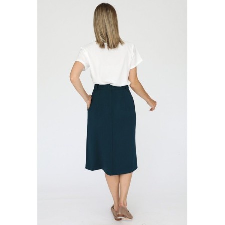 Skirt from costume fabric with buttons on the front, size 42-3
