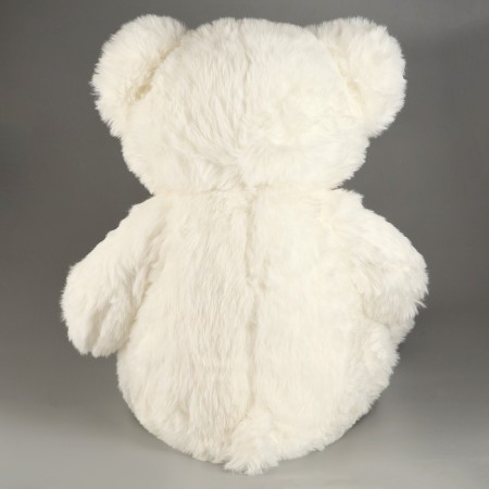 Soft toy "Bear" I love you, 80 cm, white color-2