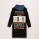 Feminine sweatshirt, black color/indigo size 46