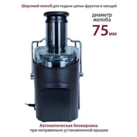 Pioneer JC2070, 1000W, 5 speeds, 1100 ml, black and silver color-8