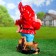 Garden figure "Gnome with a middle shovel" 25 × 29 × 54cm