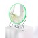 Desktop mirror - suspended “circle”, bilateral, with an increase, D mirror surface 14.5 cm, green color