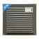 Ventilation grate Zein Lux RM2525Z, 250 x 250 mm, with a grid, metal, gold