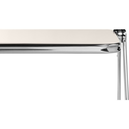 Complex table Arlon chrome, white 64x50x69 cm-6