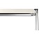 Complex table Arlon chrome, white 64x50x69 cm