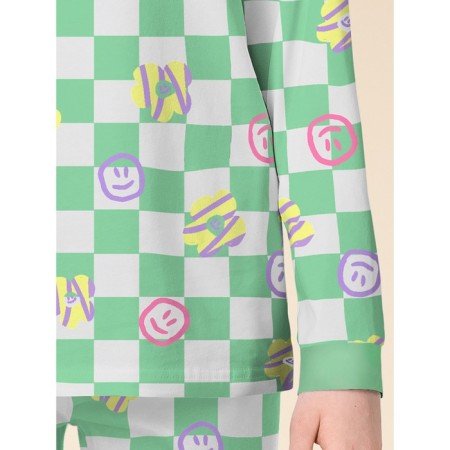 Set for girls, height 116 cm, light green color-5