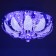 Svetogor chandelier "Drops" 5x60W E27 LED lighting chrome 50x50cm