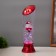Lava Labe "Santa Claus" LED 3HAAA, USB red 6.5x8x23.7cm