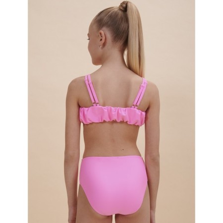Bathing suit for girls, height 128-134 cm, pink color-1
