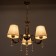 Virginia chandelier 3x40W E14 bronze 56x56x76 cm Bayerlux