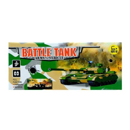 Radio -controlled “Attack” tank, works on batteries, mix-5