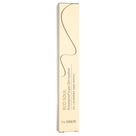 Eye eyeliner thin Eco Soul PowerProof Super Slim Eyeliner BK02 Ash Black 0.1 g-3