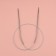 The knitting needles are circular, for knitting, with a metal cable, d = 2 mm, 50 cm