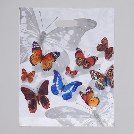 Pack "Butterflies", polyethylene with a cut pen, 40 x 47 cm