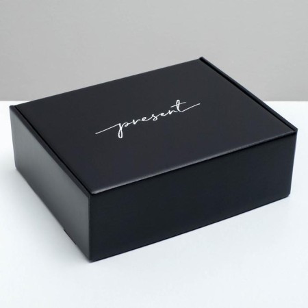 Gift double -sided folding, packaging, “Present”, 27 x 21 x 9 cm-5