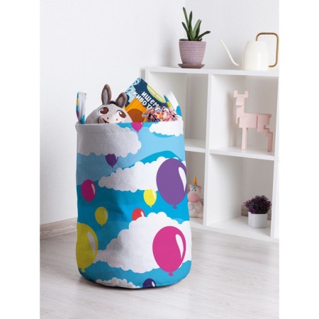 Basket for toys "Ball rainbow, size 35x50 cm