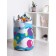 Basket for toys "Ball rainbow, size 35x50 cm