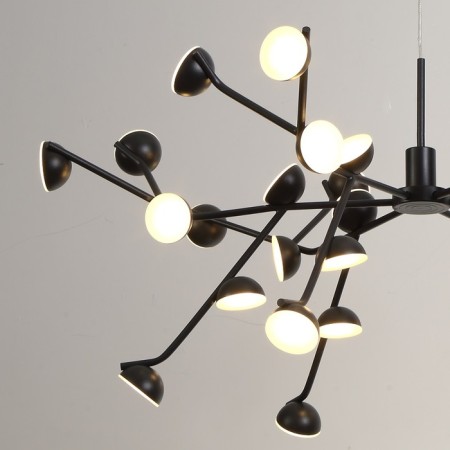Suspended chandelier Mantra Adn, Led, 4580lm, 3000k, 350 mm, black color-3