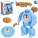 The robot "alarm", transforms, sound effects, blue color
