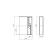Bathroom Cabinet Mirror Issberg Lilia 50, right