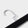 Pan for trousers and skirts with clamps 30 × 16.5 cm, Soft-Touch coating, black color