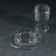 Glass tea set, 12 items: 6 glasses 160 ml, 6 saucer d = 12.3 cm